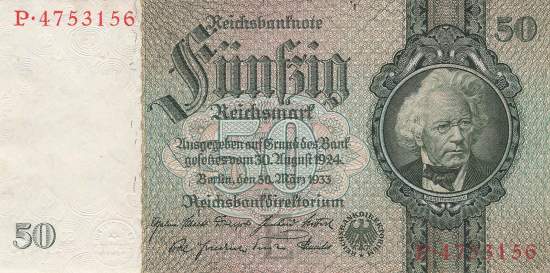 50 Mark 1933 ro.175a E/P